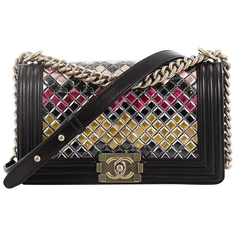 chanel mosaico bag|Chanel lambskin bag.